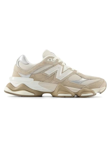 Scarpe New Balance 9060 Beige Argento Metallizzato Unisex NEW BALANCE | Sneakers | U9060-ERM